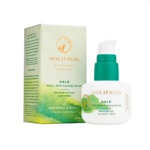 HOLIFROG SKINCARE HALO Exfoliating AHA + BHA Night Serum NEW FREE SHIPPING